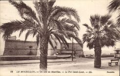 VINTAGE POSTCARD Mourillon a Corner of Mourillon the port Saint Louis