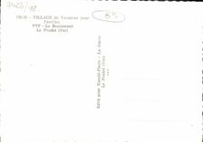 MODERN CARD Vacation village for families the Restaurant Pradet VVF