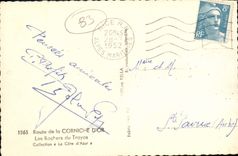 CPA Route de la Corniche D'Or Les Rochers du Trayas