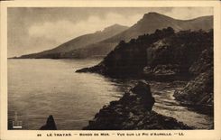 CPA Le Trayas Bords De Mer Vue Sur Le Pic D'Aurelle