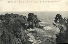 CPA Le Trayas Route de la Nouvelle corniche Les rochers Notre Dame