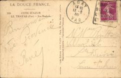 CPA Le Trayas Les Rochers