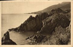 CPA Le Trayas Les Rochers