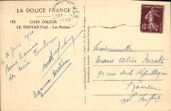 CPA Le Trayas Les Rochers