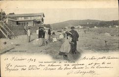 CPA Les Sablettes Les Bains La plage