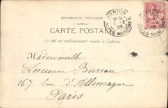 POSTAL Sablettes de la VENDIMIA les Bains la playa