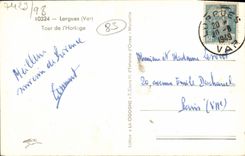 POSTAL MODERNA soltar la vuelta del reloj