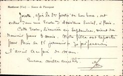 Fuente de Montferrat de la POSTAL de la VENDIMIA de Pierrepont