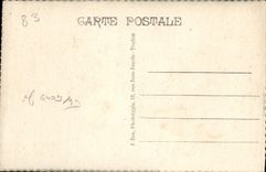 Catarata de Ollioules de la POSTAL de la VENDIMIA de Ollioules el taillee de la roca