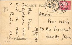 POSTAL MODERNA Island De Porquerolles de Roberto