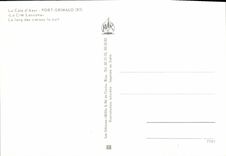 MODERN CARD Grimaud Port Lake ISCED Along the canals the night