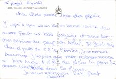 POSTAL MODERNA para recordar de Puget en Argens