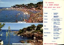 MODERN CARD Holy Aygulf Creeks of Issambres