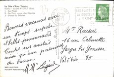 CPM Saint Aygulf La Plage Le port retour des Regates Plage du Pebrier