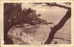 VINTAGE POSTCARD the Dimension of Holy Azure Cyr on sea Points Madrague