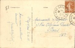 VINTAGE POSTCARD the Dimension of Holy Azure Cyr on sea Points Madrague