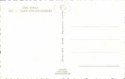 MODERN CARD Saint Cyr Lecques dimensions Azure