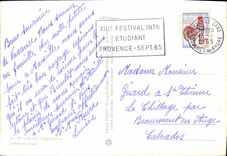 MODERN CARD Holy Cyr Lecques the Port of Lecques