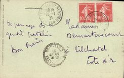 St Maximin de la POSTAL de la VENDIMIA el co. Bálsamo la tumba de la basílica fuera del alabastro del co. Marie Magdeleine