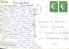 CPM Saint Raphael Rochers au Parc Santa Lucia et le Lion de Terre