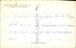 CPM Saint Raphael La Place et les Promenade