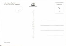 CPM Saint Raphael Un coin du Port de Boulouris Bateaux