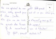 CPM Saint Raphael La Plage