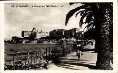 CPA Saint Raphael Le Boulevard Felix Martin