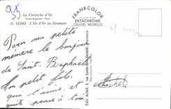 CPM Saint Raphael L'Ile d'Or au Dramont