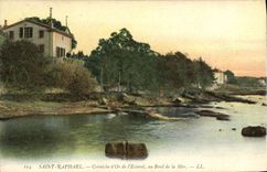 VINTAGE POSTCARD Holy Raphael Cornice of Gold of Esterel at the seaside