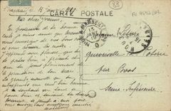 VINTAGE POSTCARD St Raphael Boulevard Felix Martin palm trees