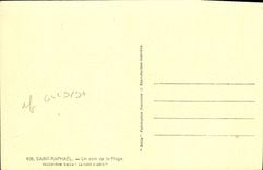 Raphael santo de la POSTAL de la VENDIMIA una esquina de la playa