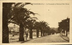 Raphael santo de la POSTAL de la VENDIMIA la caminata del bulevar Felix Martin