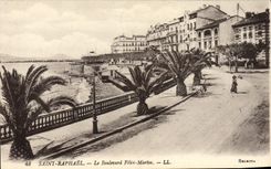 CPA Saint Raphael Le Boulevard Felix Martin