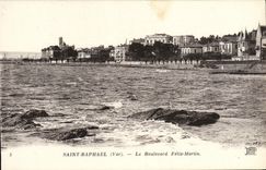 CPA Saint Raphael Le Boulevard Felix Martin