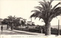 CPA Saint Raphael Le Boulevard Felix Martin et les Villas