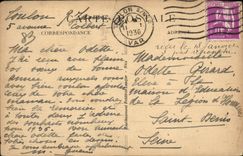 Raphael santo de la POSTAL de la VENDIMIA el león de tierra