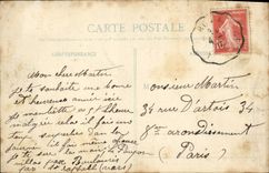 CPA Saint Raphael La Plage des Fournas et le Lion de Terre Au fond les Maures