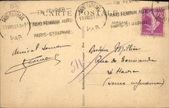 Pinos marítimos de Raphael del St de la POSTAL de la VENDIMIA y la isla del oro