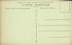 Cornisa santa de Raphael de la POSTAL de la VENDIMIA de Esterel el león de tierra