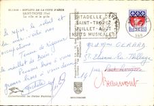 CPM Saint Tropez Le ville et le golfe