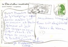 CPM Saint Tropez Vue Generale Bateaux 