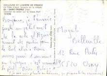 MODERN CARD Of Saint Tropez Sunset on the Old port