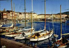 CPM De Saint Tropez Le Port des yachts Bateaux 