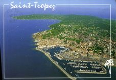 MODERN CARD Holy Tropez Seen Aerieure on the Port