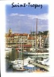 MODERN CARD Holy Tropez the Port Boats