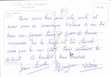 POSTAL MODERNA Tropez santo el puerto