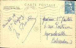 CPA Saint Tropez Echappe