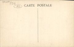 VINTAGE POSTCARD Holy Zacharie Hotel Castle of Green Mount Under wood of the park