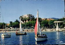 CPM Sainte Maxime Sur Mer Voiliers au depart